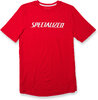 Specialized STANDARD TEE WORDMARK RED HTHR/WHT L Red Heather/White Large